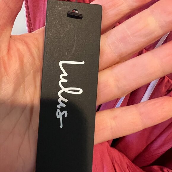 NWT Lulus Cue the Cuteness Mauve  Purple Twist Front Midi Dress, Size XS - Picture 16 of 16